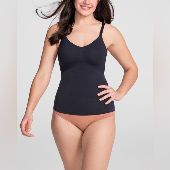 Honeylove Other - Honeylove LiftWear Cami Built-In Bra Vamp Black Adjustable Straps Womens Size 1X